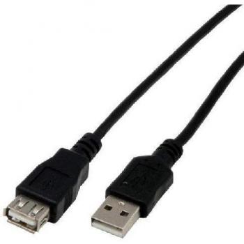 MCL MC922AMF-5M/N - Cable alargador USB 2.0 macho a hembra
