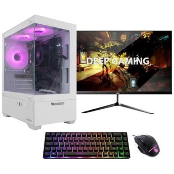 PC Gaming Completo DeepGaming Spectre AMD Ryzen 7 5700G, 32GB RAM, 1TB SSD, Windows 11 Pro, Monitor 24 FHD 120Hz, Teclado TKL RGB y Rat