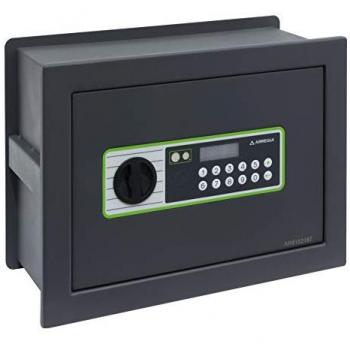 Caja Fuerte Empotrable ARREGUI Supra 241120 con Cerradura Electrónica, Fondo Extensible, Fácil Instalación - 26 x 36 x 15/25 cm