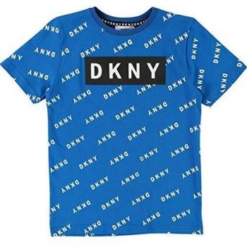 DKNY - Camiseta con logotipo impreso y logotipo azul 146-152 cm