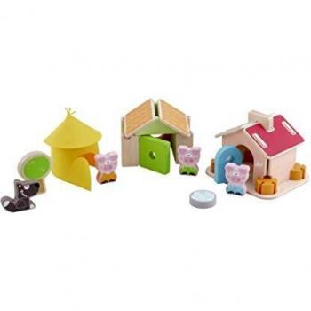 Trudi- Juego de construcción de 3 porcelanas, Multicolor