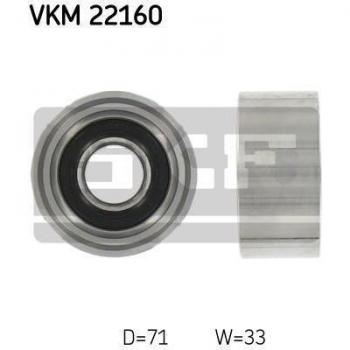 SKF VKM 22160 Polea inversión/guía, correa distribución