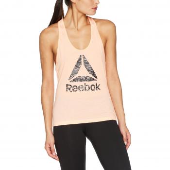 Reebok Wor Supremium 2.0 Camiseta, Mujer, Naranja