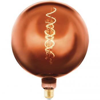 Bombilla LED Globo G200 E27 4W 1600K Filamento Cobre Regulable