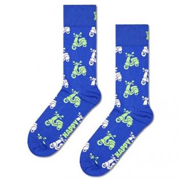 Calcetines de Crew Vespa Azul Marino | Calcetines para Entusiastas de Motos Scooter