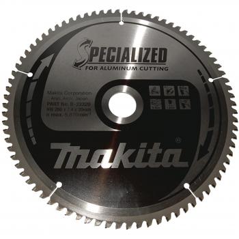 Sierra circular Makita 260x30x80z especializada en aluminio