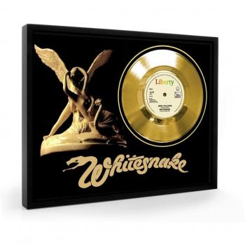 Whitesnake Here I Go Again Framed Disco de Oro Record Vinyl
