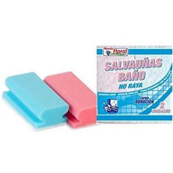 Estropajo salvauñas baños fibra blanca granel 24 uds