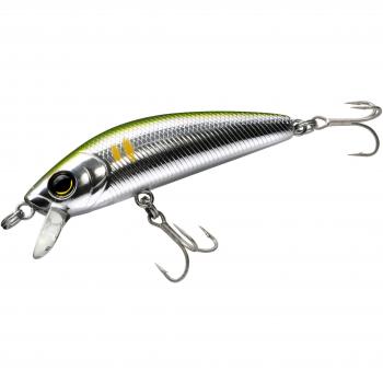 Yo-Zuri F1168-C44 L-Minnow, 66 mm, Color Plateado y Verde, 66mm 2-5/8