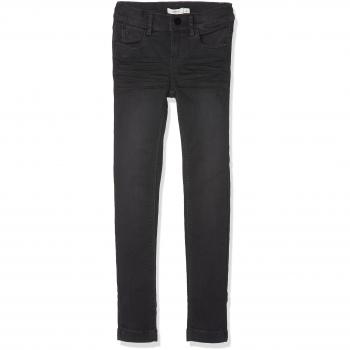 NAME IT Nkfpolly Dnmcarlia 6080 Pant Camp, Jeans para Niñas, Gris