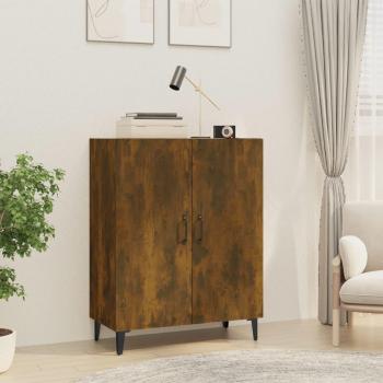 Aparador ahumado de roble 70x34x90 cm de madera multicapa vidaXL