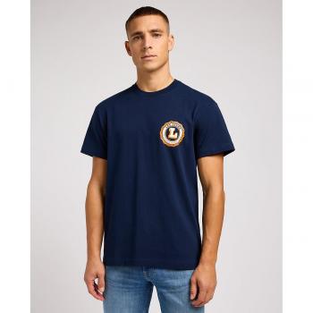 Camiseta Lee Varsity de hombre en color azul marino de manga corta, talla S