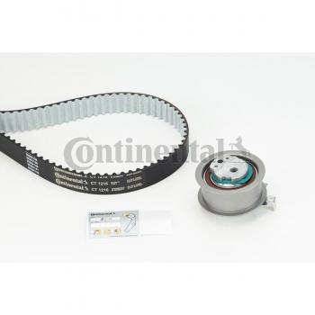 Juego de correas de distribución CONTITECH CT1216K1 - Incluye correa de distribución, rodillo tensor, rodillo guía y accesorios necesarios para la instalación