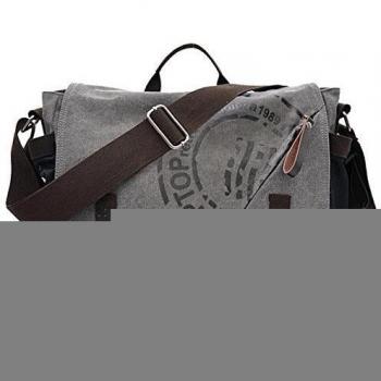 KIPTOP®-Bolso de mano de lona de estilo retro para hombre/mujer Tamaño: 36X 26 X 13cm