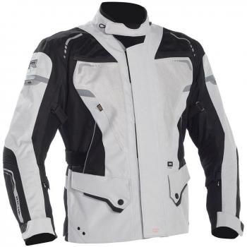 Chaqueta textil impermeable Richa Infinity 2 Gris y Negro con malla