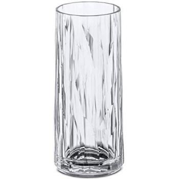 Vaso Largo Collins Club No. 3 Superglass Koziol 250 ml, irrompible, cristal transparente