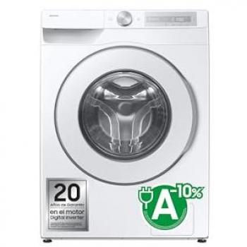 Lavadora Samsung 9kg con Autodosificación y Wifi, Clase A, EcoBubble, 1400rpm, color blanco