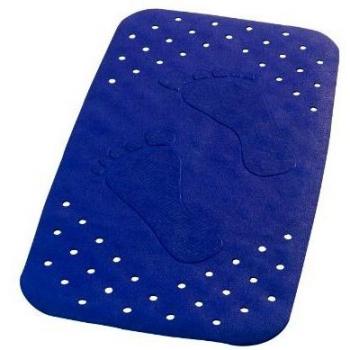 Alfombrilla de Baño Antideslizante Ridder Plattfuß 72x38 cm Azul 67063