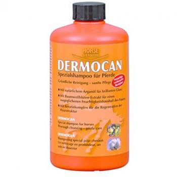 Champú Dermocan para Caballos Horka 1L - Naranja Ecuestre