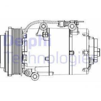 Compresor de aire acondicionado DELPHI CS20358