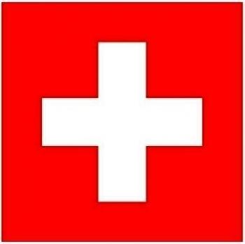 Switzerland within 2to3 | The square national flag of Switzerland | Die quadratische Nationalfahne der Schweiz Bandera 20x30cm para Diplomat-Flags Banderas de Coche