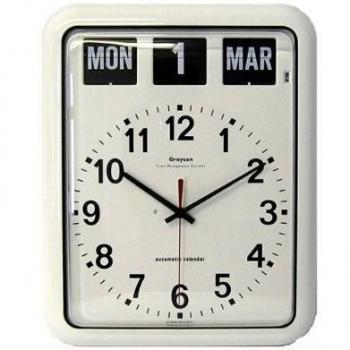 NRS Healthcare - Reloj de Pared analógico con Calendario