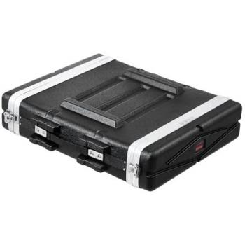 VEVOR 2U ABS Rack Case with Heavy-Duty Latches and Detachable Panels