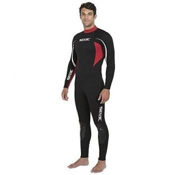 Traje húmedo completo Relax de Seac diseñado para hombre y mujer, con un grosor de 2,2mm y hecho en neopreno High Stretch Comfortable; pensado especialmente para la práctica del buceo de botella