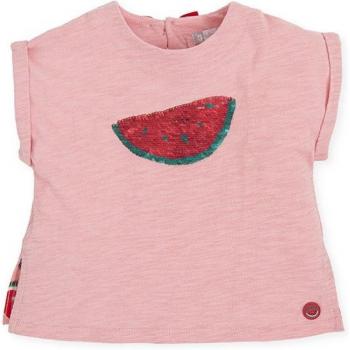 Tutto Piccolo - Camiseta de niña de manga corta en punto liso