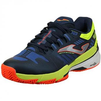 Zapatillas Joma Slam Hombre 2204 Royal Amarillo Flúor para Tierra Batida