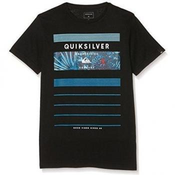 Quiksilver SS ClassicYouth Stringer - Camiseta para niño, color negro, talla XL