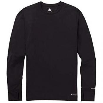 Burton Lightweight Crew Camiseta Térmica, Hombre, Negro