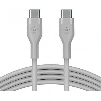 Belkin Boost Charge Flex Silicone USB-C to USB-C Cable, 1m, White