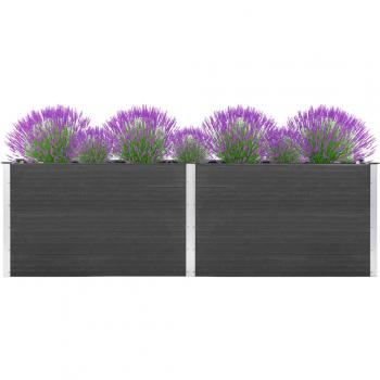 WPC Grey Garden Raised Bed 200x100x91 cm