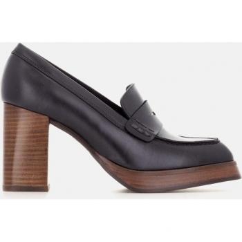 Mocasín de Mujer Alohas con Tacón de 7 cm en Elegante Color Negro