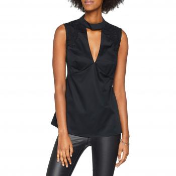 GUESS Daria, Camiseta de Tirantes para Mujer, Negro