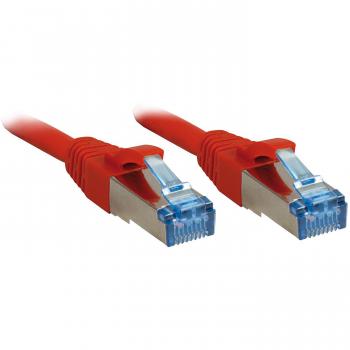 Lindy 10m Cat.6a S/FTP LSZH Network Cable - Red