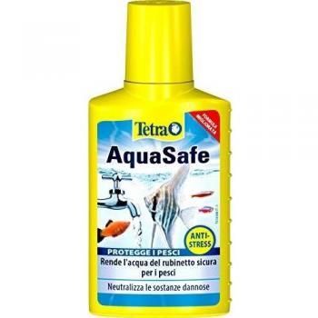 Tetra AquaSafe Acondicionador y Tratamiento de Agua para Acuarios - 100ml