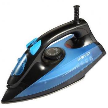 Plancha de Ropa con Vapor Muvip 1600W - Suela de Cerámica - Depósito de Agua 140ml - Control de Temperatura Ajustable - Cable Giratorio de 1.8 Metros