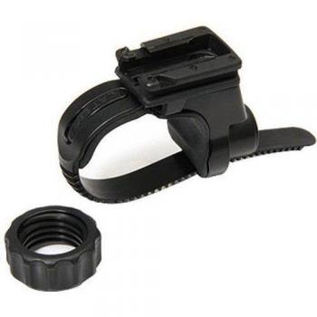 Cat Eye Flex-tight, Soporte Faro Cateye AL Manillar Halterung F 252 R Frontlampen H34, Negro, 22-32 Mm