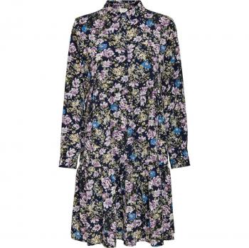 Vestido Multicolor de Mujer JDY Piper con Mangas Largas