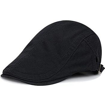 KeepSa Algodón Ajustable Boinas Hombre Gorras Plana Vintage Sombreros Verano Transpirable Gorras Planas Gorras Trucker 56-59CM