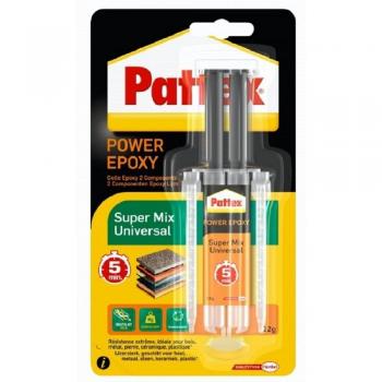 Pattex 1476719 - Adhesivo epóxico universal Jeringa transparente 11 ml 5 minutos