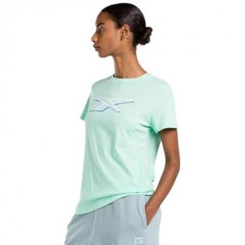 REEBOK CAMISETA VECTOR GRÁFICA PARA MUJER HINT MINT TALLA M