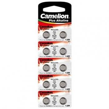 10 Piezas Pilas AG9 Camelion LR936, G9, LR45, 194, GP94A, 394, SR936W