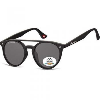 montana Sunglasses Unisex Panto Matte Black