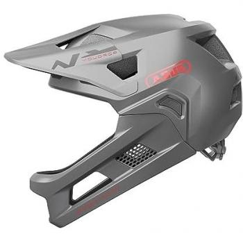 YouDrop FF Ti Silver Full Face Kids Cycling Helmet