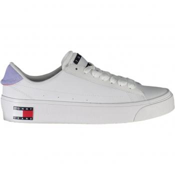 Eco-Friendly Vulcanized White Sneakers for Women with Logo - Size 11 US / EU 41