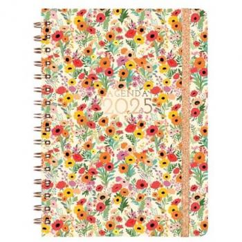 Agenda Espiral You 2025 Spring - Doble año (Enero 2025 - Diciembre 2025), formato semana vista horizontal, dimensiones 155x212 mm, multicolor, en español y multilingüe