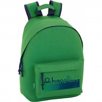 Benetton UCB Green Oficial Mochila Juvenil Para Portátil 14,1, 310x160x410mm